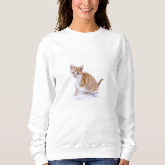 Sweatshirt joli chaton (Devant)