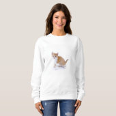 Sweatshirt joli chaton (Devant entier)