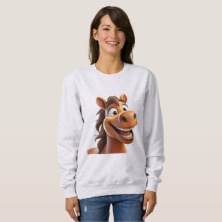 Sweatshirt Joli cheval souriant