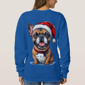 Sweatshirt Joli chien de Noël (Dos)