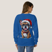 Sweatshirt Joli chien de Noël (Dos entier)