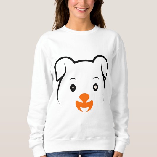 Sweatshirt Joli chiot (Devant)