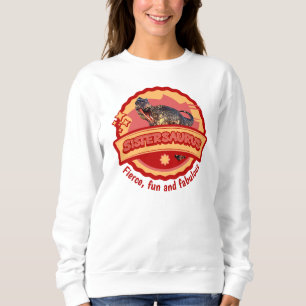 Sweatshirt Joli design amusant de sœur dinosaure pour les pet
