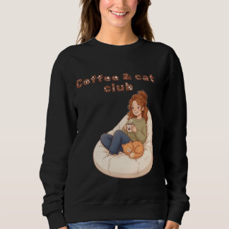Sweatshirt Joli design Café & Club Chat