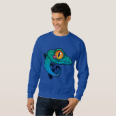 Sweatshirt Joli dessin coloré Gecko (Devant entier)