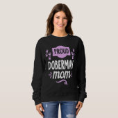 Sweatshirt Joli Fier Doberman Maman 378 (Devant entier)