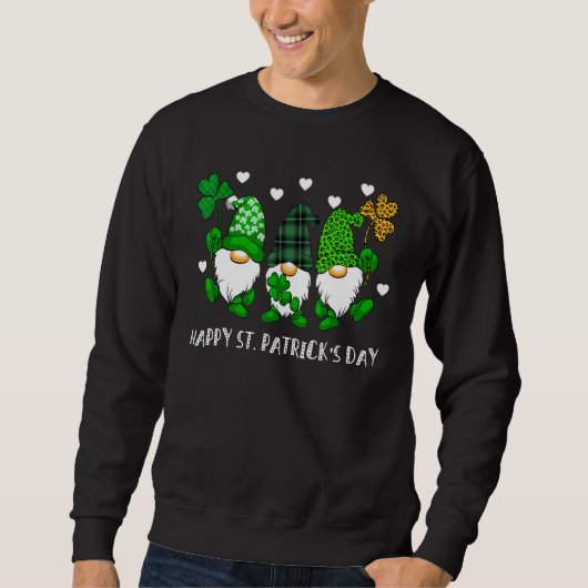 Sweatshirt Joli Gnome de la famille Jour de la Saint Patrick (Devant)