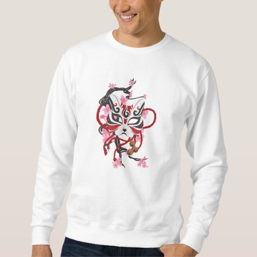 Sweatshirt Joli masque japonais (Devant)