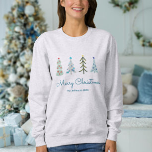 Sweatshirt Joli Noël scandinave dessiné à la main