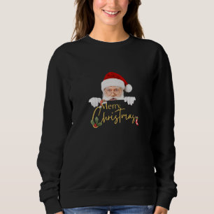 Sweatshirt Joli Père Noël Joyeux Noël Dame Noire