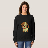 Sweatshirt Joli Petit Animal Chiot (Devant entier)