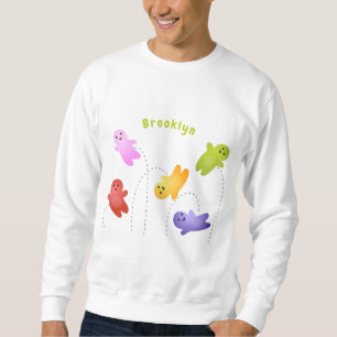 Sweatshirt Jolie gelée bébés bonbons bonbons dessin animé