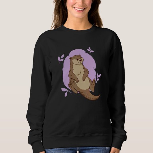 Sweatshirt Jolie loutre de mer 2 (Devant)