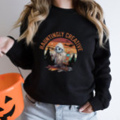 Sweatshirt Jolie Palette Artiste Peintre Halloween Créative