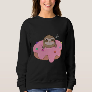 Sweatshirt Jolie Parcelle Au-Dessus D'Une Donut