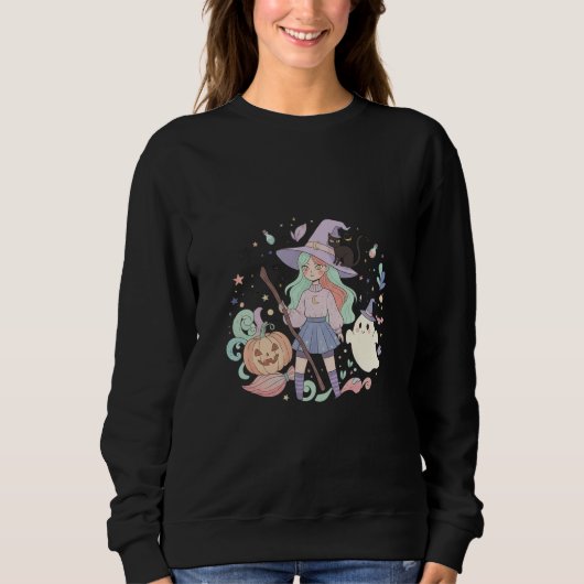 Sweatshirt Jolie Sorcière Moderne (Devant)