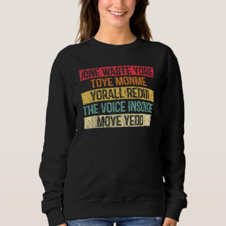 Sweatshirt Jone Déchets Yore Toye Monme Yorall Rediii Retro 2