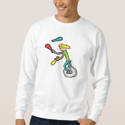 Sweatshirt Jongleur monocycliste (Devant)