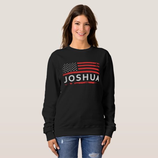 SWEATSHIRT JOSHUA AMERICAN FLAG FOR JOSHUA (Devant entier)