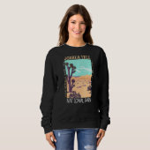Sweatshirt Joshua Tree National Park California Tule Springs (Devant entier)