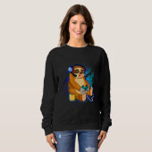 Sweatshirt Jote Sloth Lazy Jeu amusant (Devant entier)