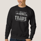 Sweatshirt Joue Toujours Avec Trains Modèle Chemin De Fer Loc (Devant)