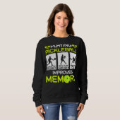 Sweatshirt Jouer à Pickleball améliore le lecteur de cache mé (Devant entier)