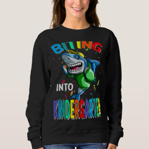 Sweatshirt Jouer Dans La Maternelle Retour À L'École Requin