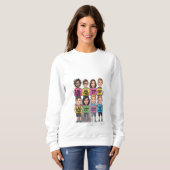 Sweatshirt Jouer est mon Cardio (Devant entier)