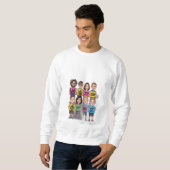 Sweatshirt Jouer est mon Cardio (Devant entier)