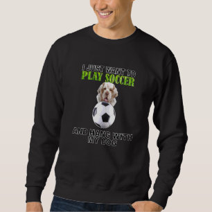 Sweatshirt Jouer Soccer Hang W Chien Clumber Espagnol