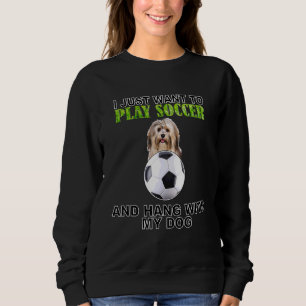 Sweatshirt Jouer Soccer Hang W Chien Havanes