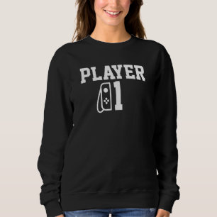 Sweatshirt Joueur 1 Joueur 1 Joueur 2 Pour Jeu Vidéo