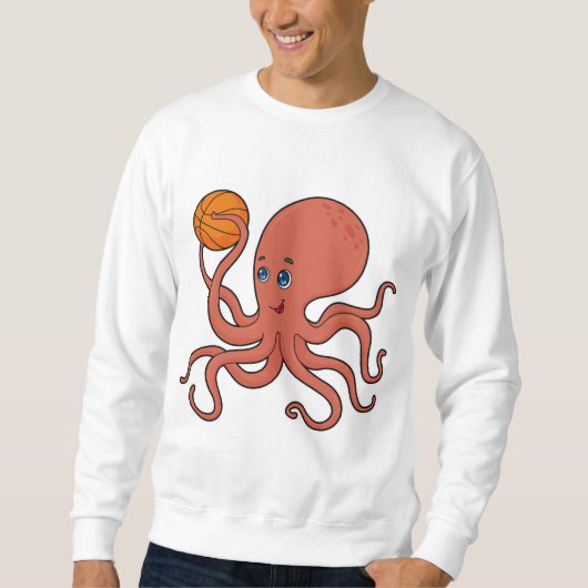 Sweatshirt Joueur de basket-ball Octopus (Devant)