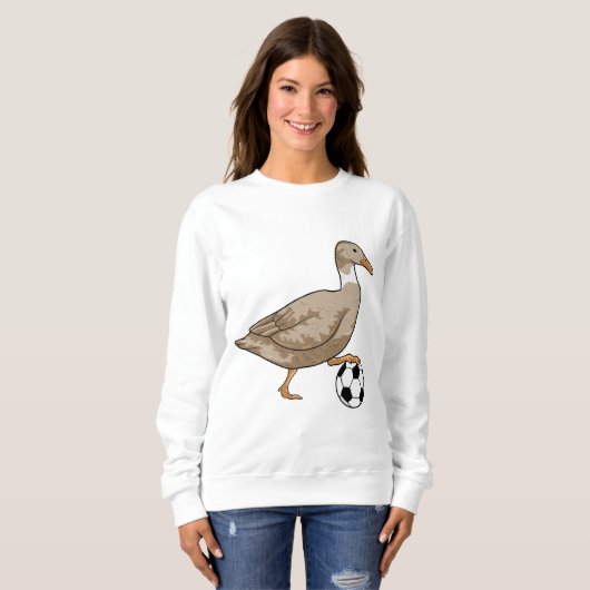 Sweatshirt Joueur de football canard (Devant entier)