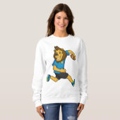Sweatshirt Joueur de football de Lion Rugby (Devant entier)