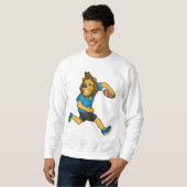 Sweatshirt Joueur de football de Lion Rugby (Devant entier)