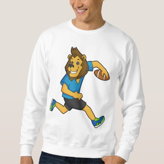 Sweatshirt Joueur de football de Lion Rugby (Devant)