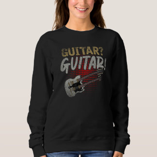 Sweatshirt Joueur de Guitare Musique Rock Guitariste Musicien