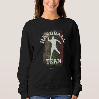 Sweatshirt Joueur de handball Bulgarie Drapeau Sports Handbal