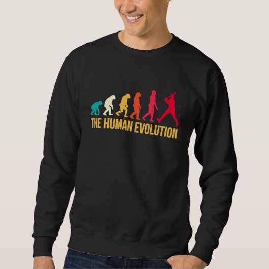 Sweatshirt Joueur de hockey sur gazon Evolution Bâton de hock (Devant)