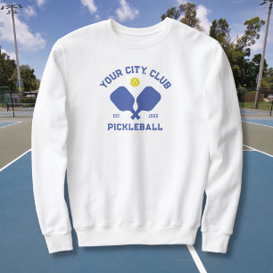 Sweatshirt Joueur de l'équipe de Pickleball Club Personnalisé