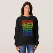 Sweatshirt Joueur de volley-ball (Devant entier)