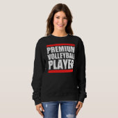 Sweatshirt Joueur de volley-ball (Devant entier)