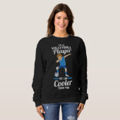 Sweatshirt Joueur de volley-ball (Devant entier)
