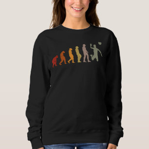 Sweatshirt Joueur de volley-ball de l'évolution humaine