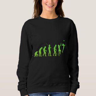 Sweatshirt Joueur de volley-ball Evolution Spike Ball Sport