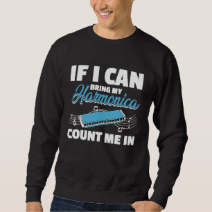 Sweatshirt Joueur d'harmonica à bouche 4