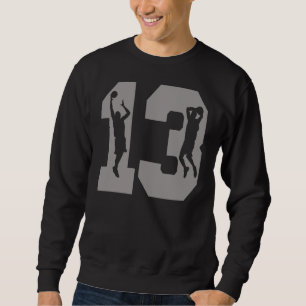 Sweatshirt Joueurs de basket du numéro 13