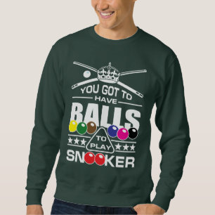 Sweatshirt Joueurs de snooker, Snooker balls T-Shirt